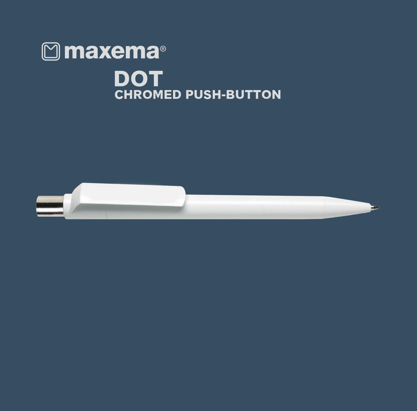 Maxema Dot Pens White