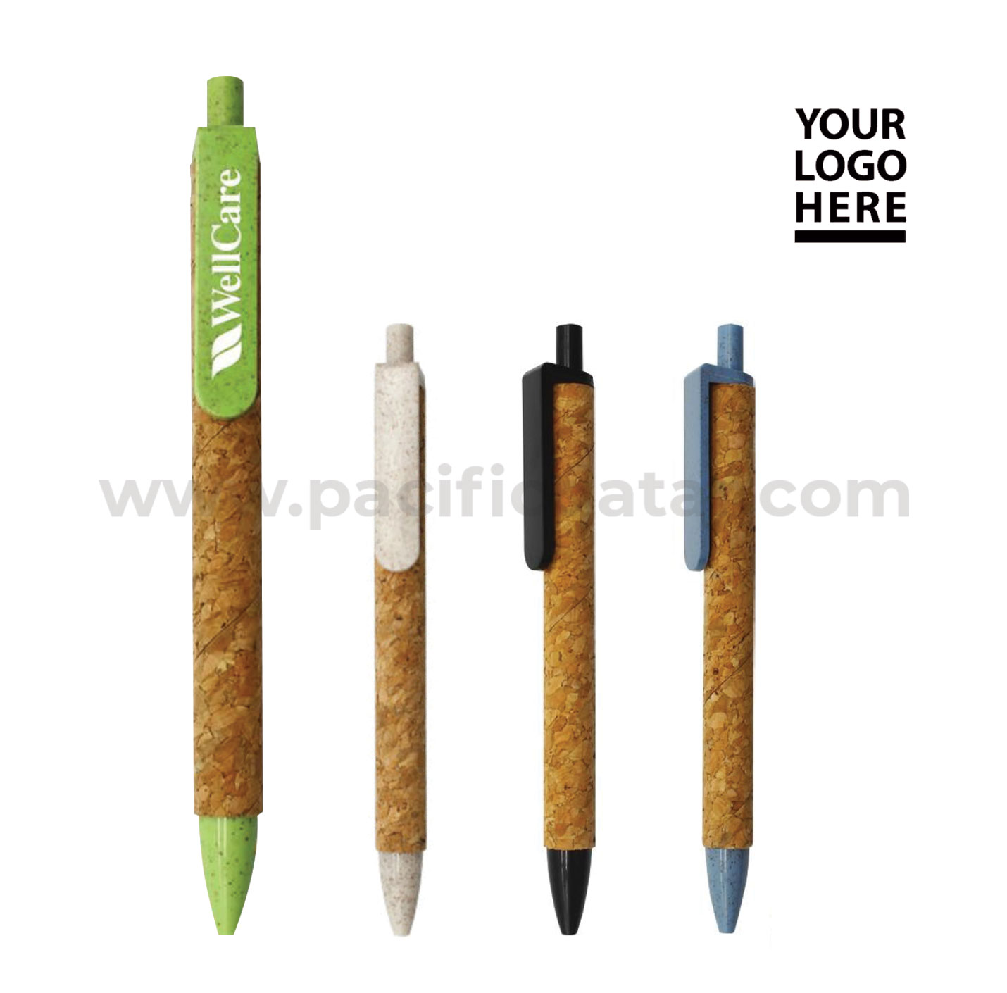 Eco friendly Wheat Straw Pens  with logo