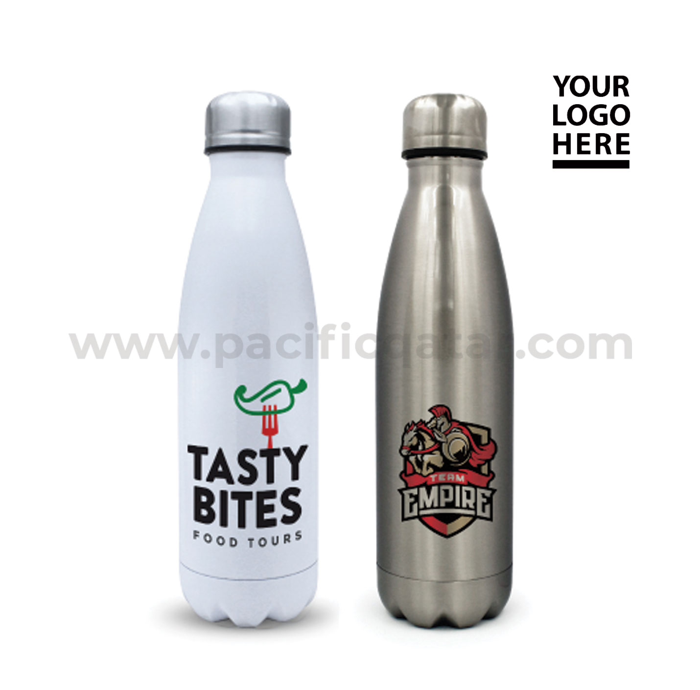 Metal Water bottle Stainless Steel with logo