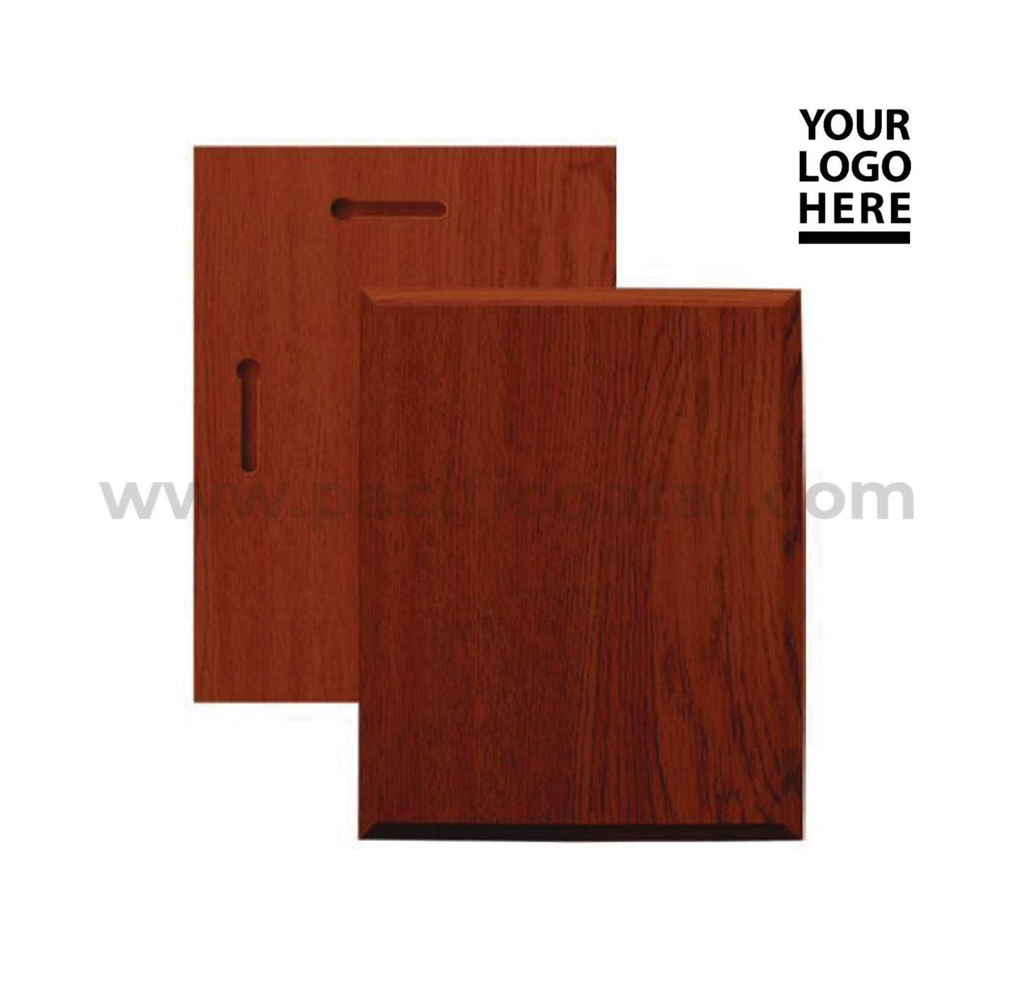 wooden plaque brown color