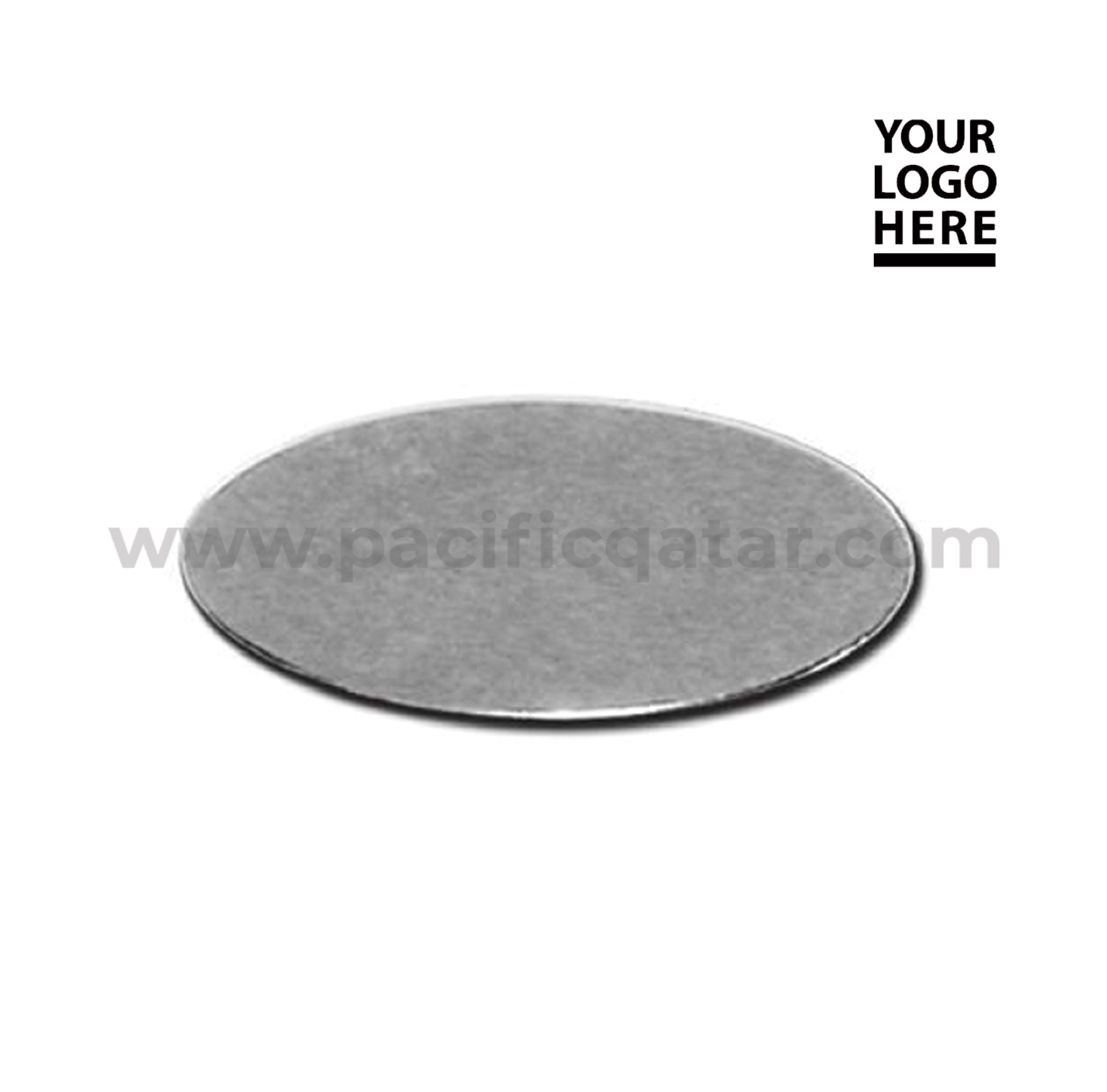 Oval Shape Flat Metal Badges