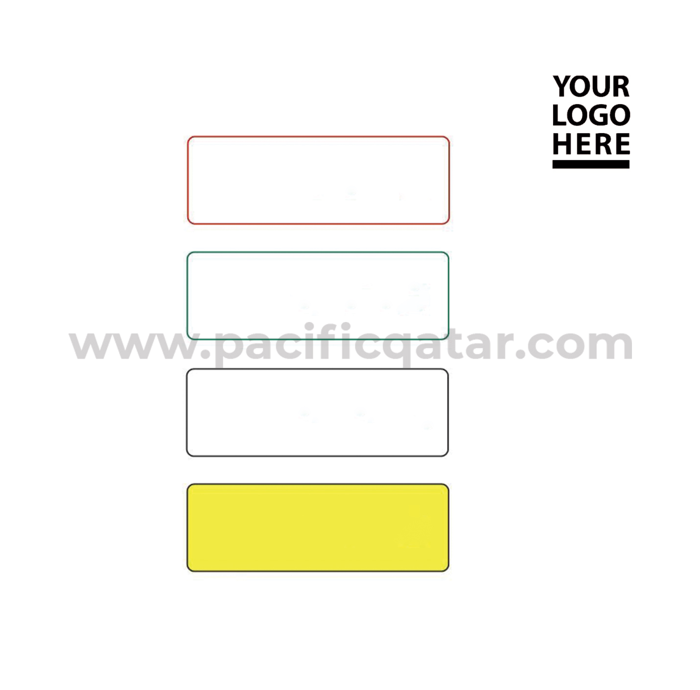 Engravable PVC Name Badges
