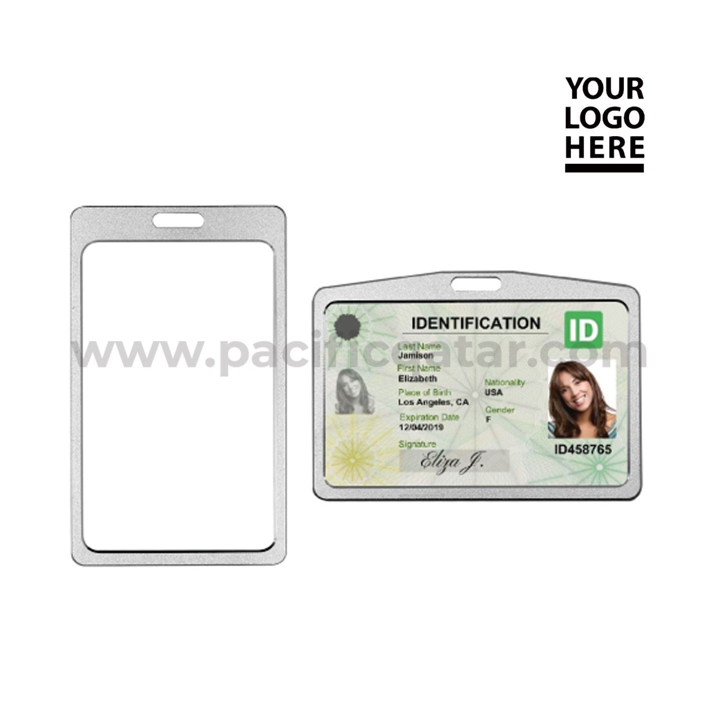 Aluminum ID Card Holders