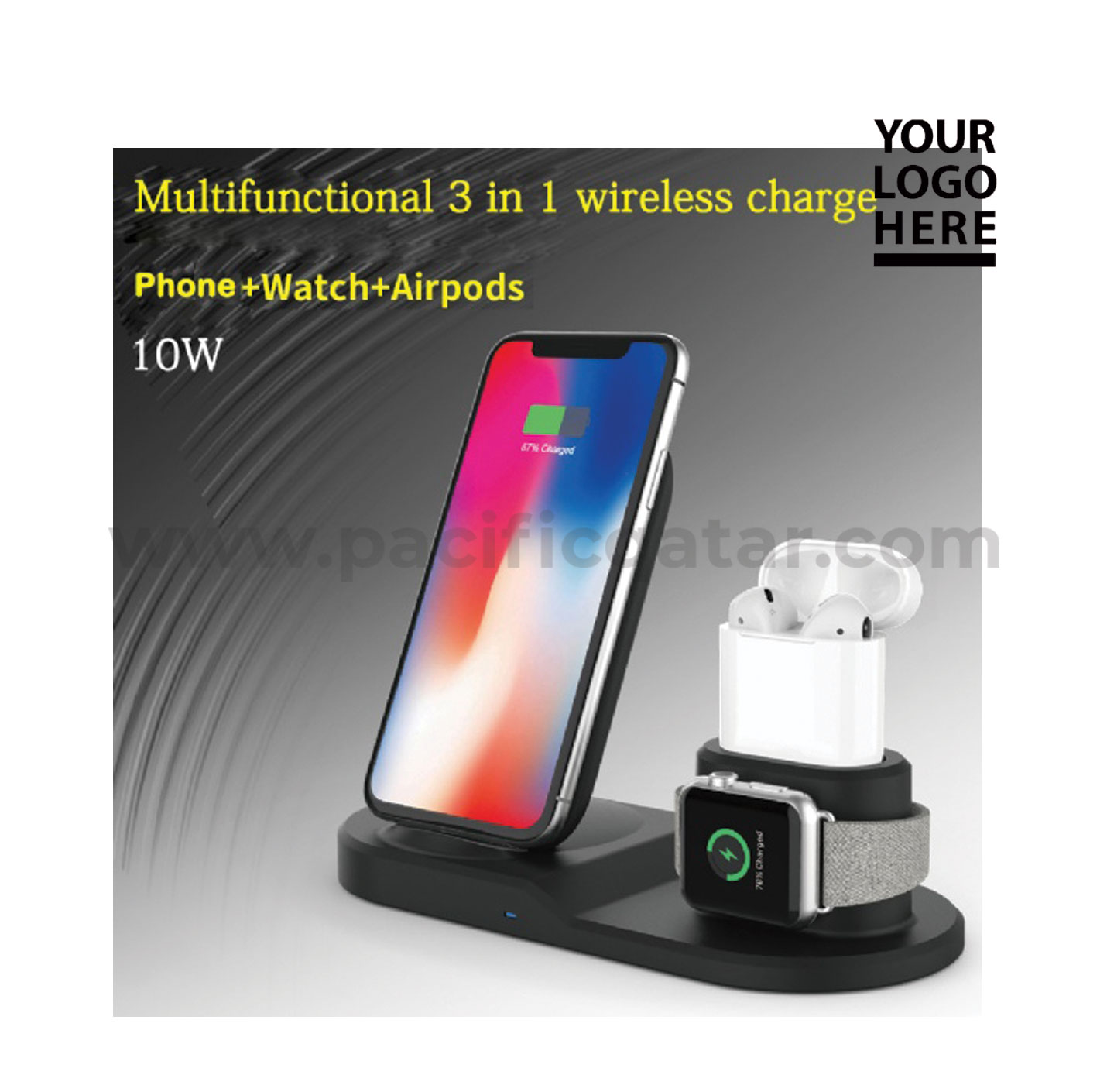 3 in 1 wireless fast charger