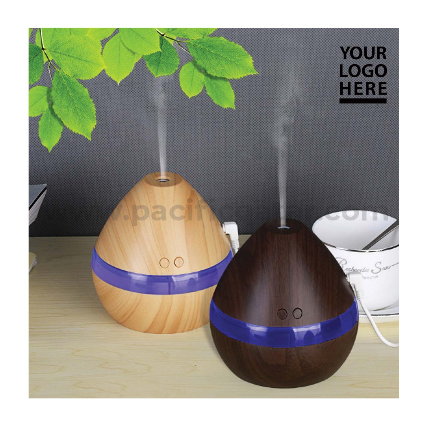 Eco-friendly humidifier with led