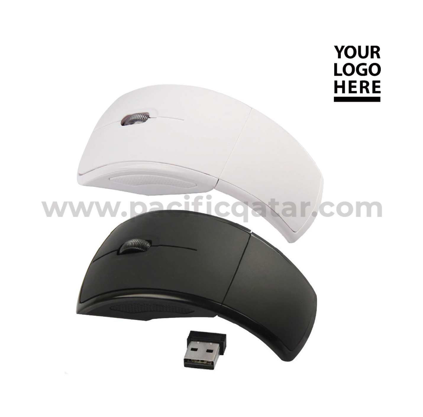 Wireless mouse foldable