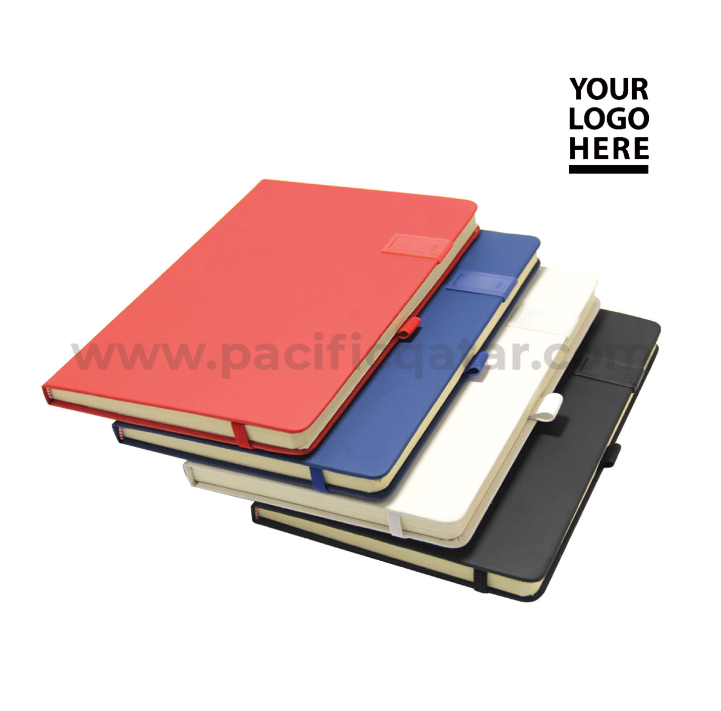 A5 pu notebook with usb flash chip