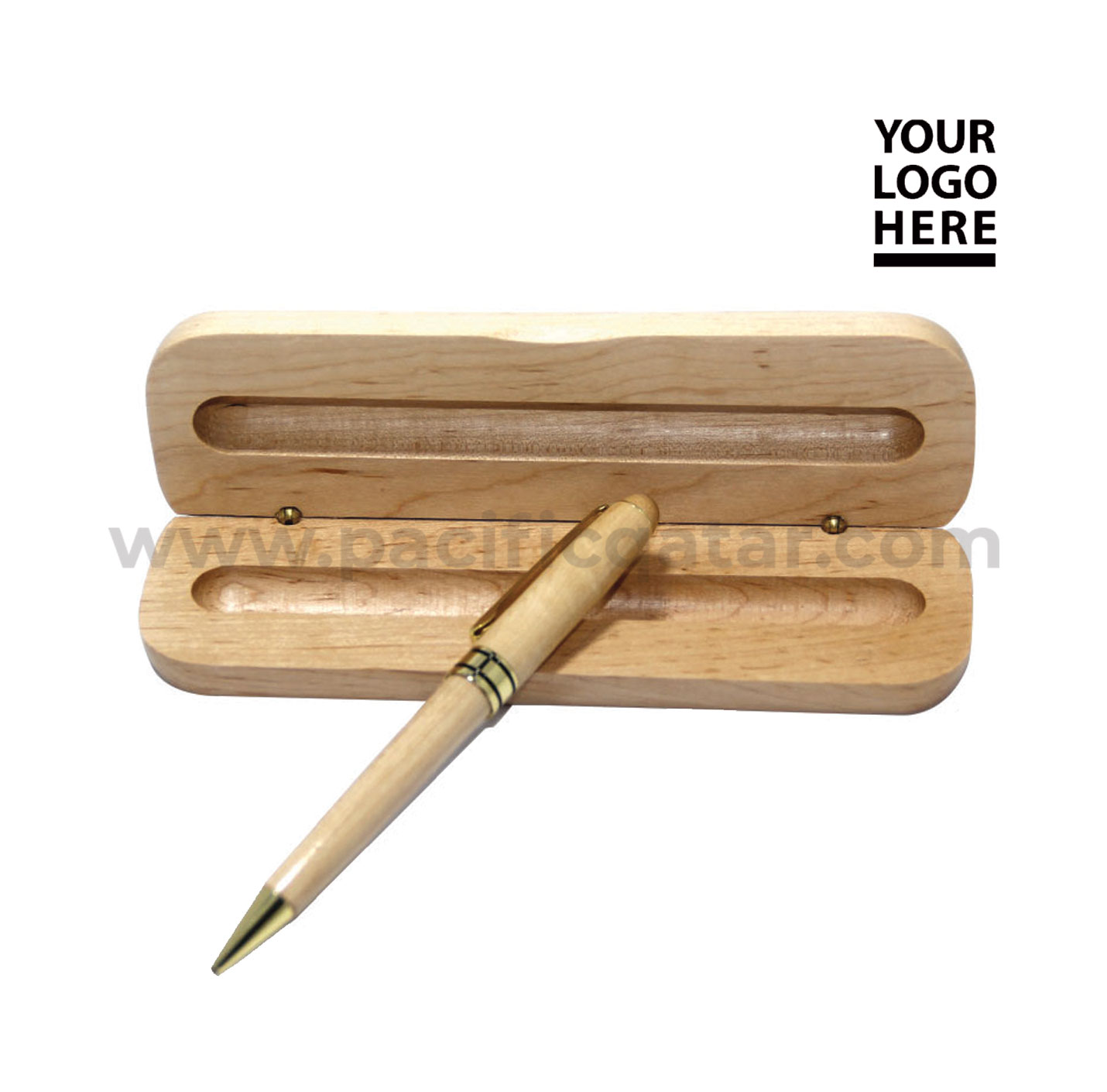 Wooden pen and case