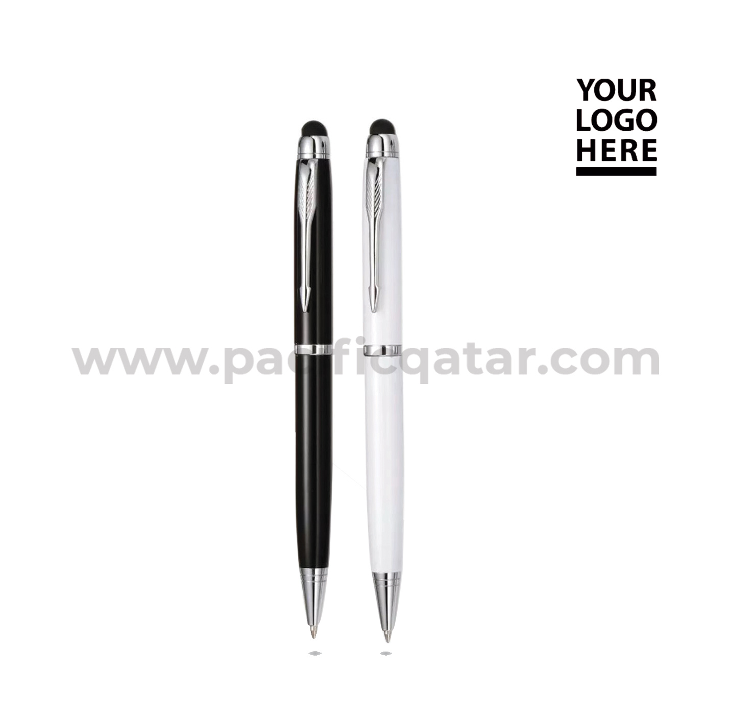 Metal ball pen twist stylus