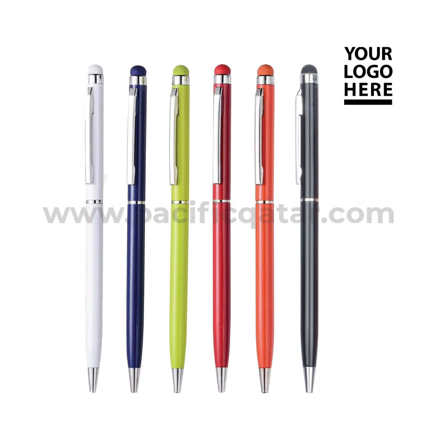 Slim stylus ball pen