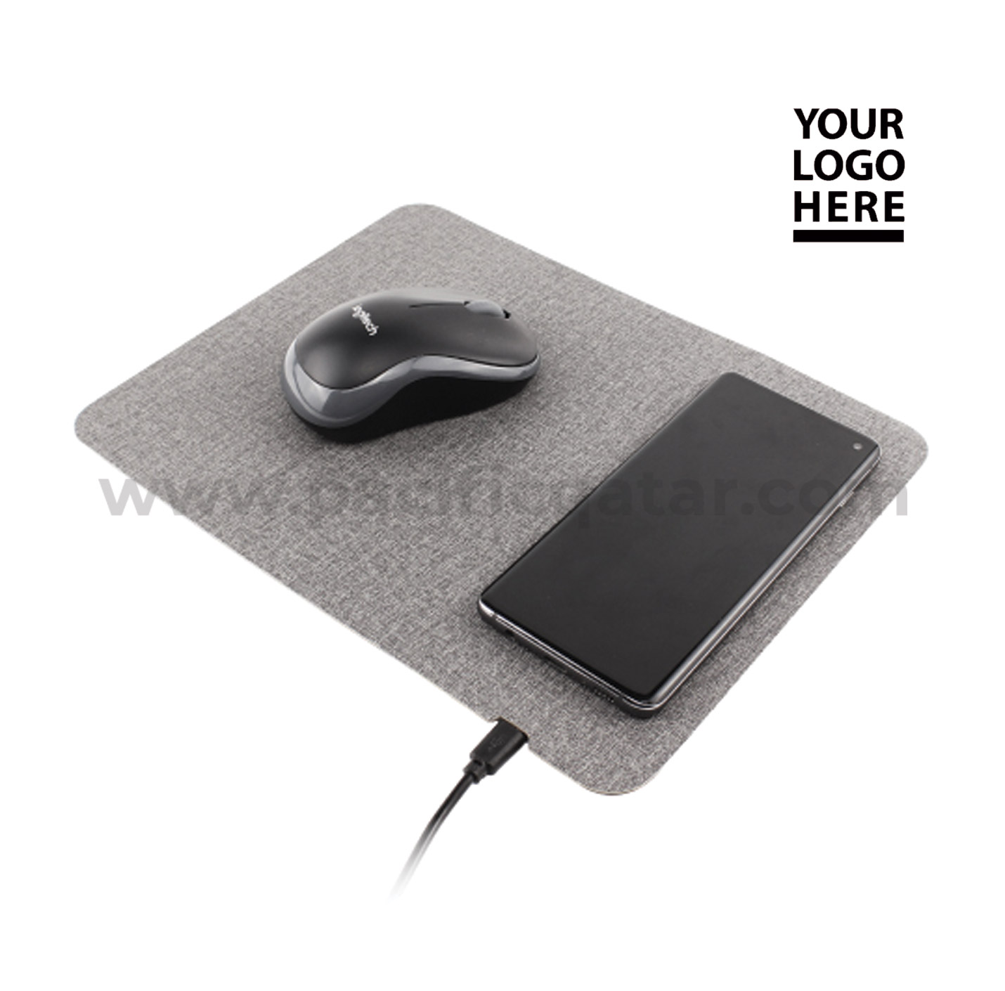 Mouse pad with Wireless Charging Function