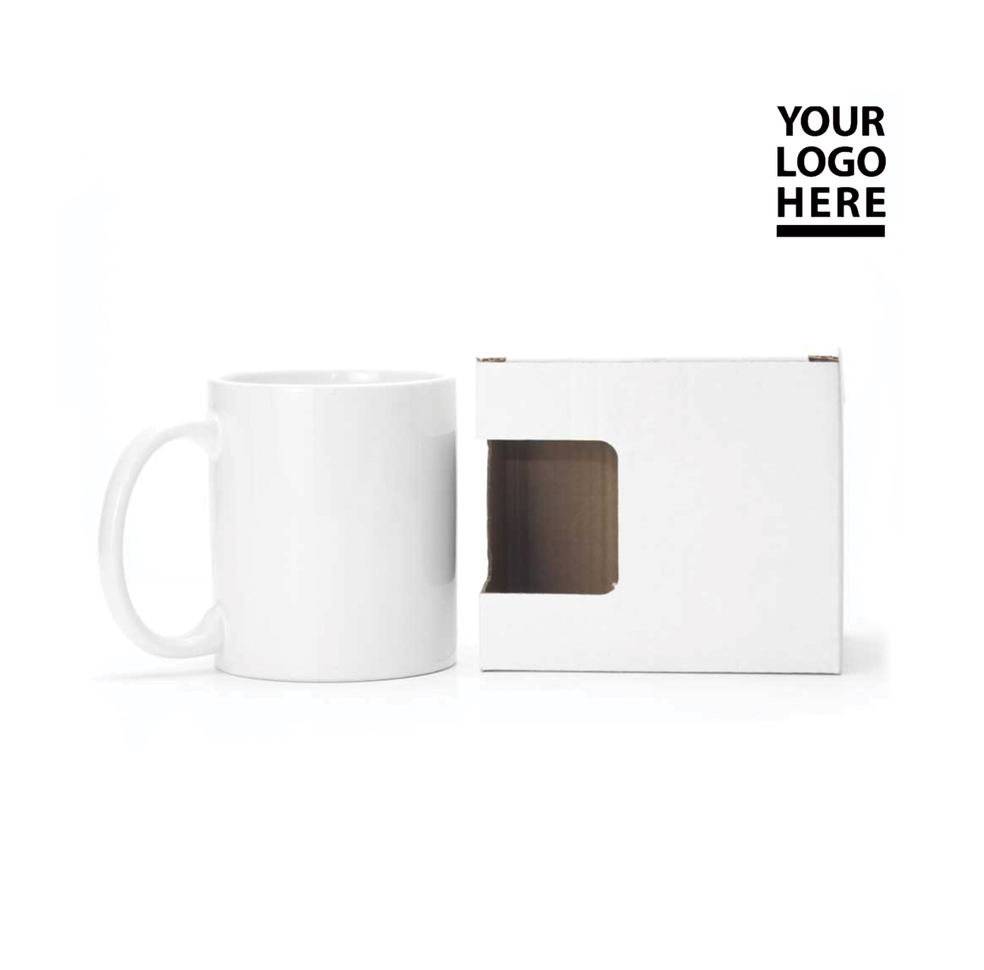 White Sublimation Mugs with Box