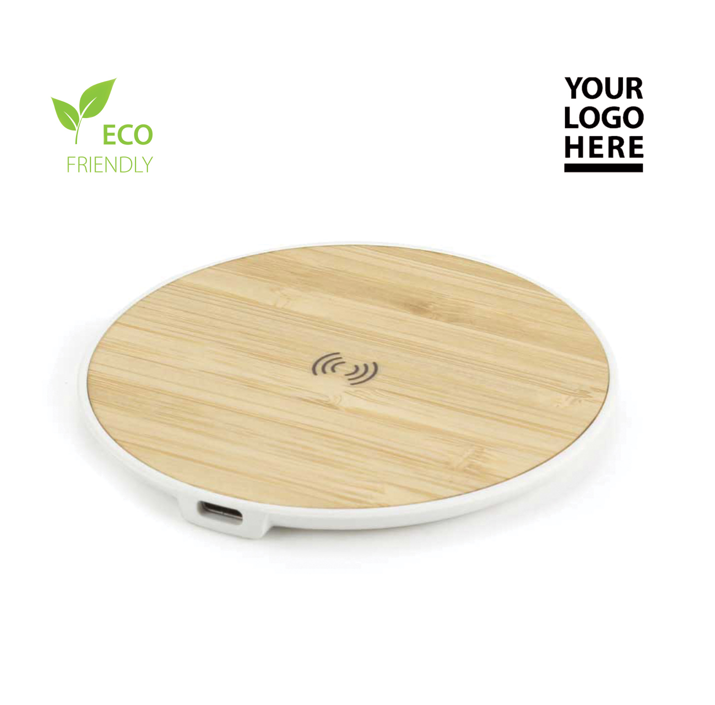 Bamboo Wireless Fast Charging Pads 15W Output