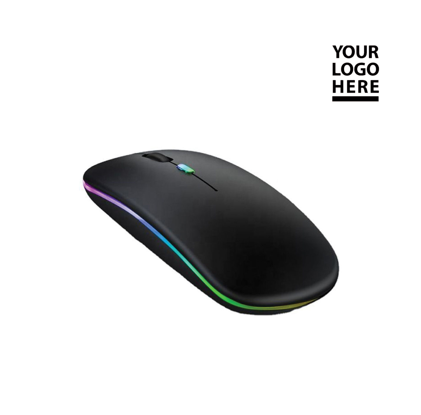 Wireless Slim LED Mouse, Rechargeable & Silent