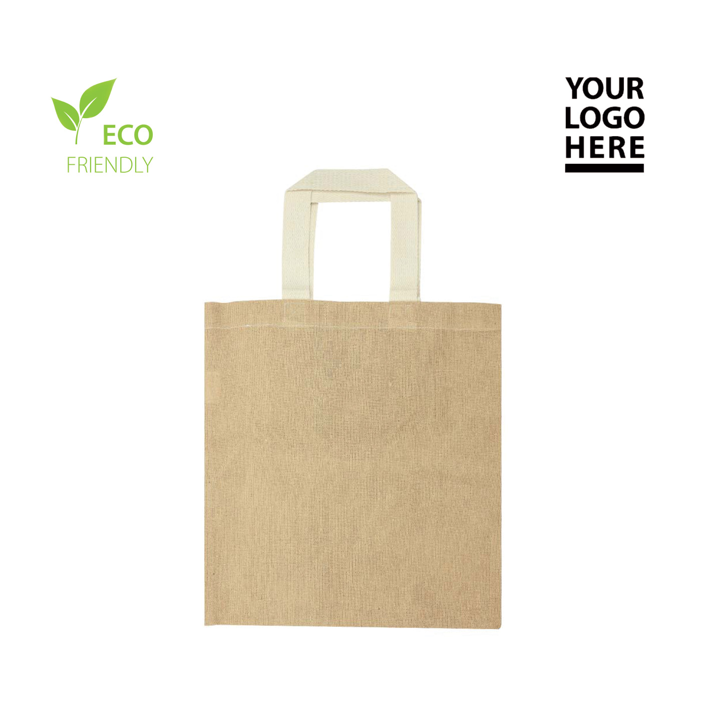Cotton Like Jute Bags with Webbing Handle 250 GSM