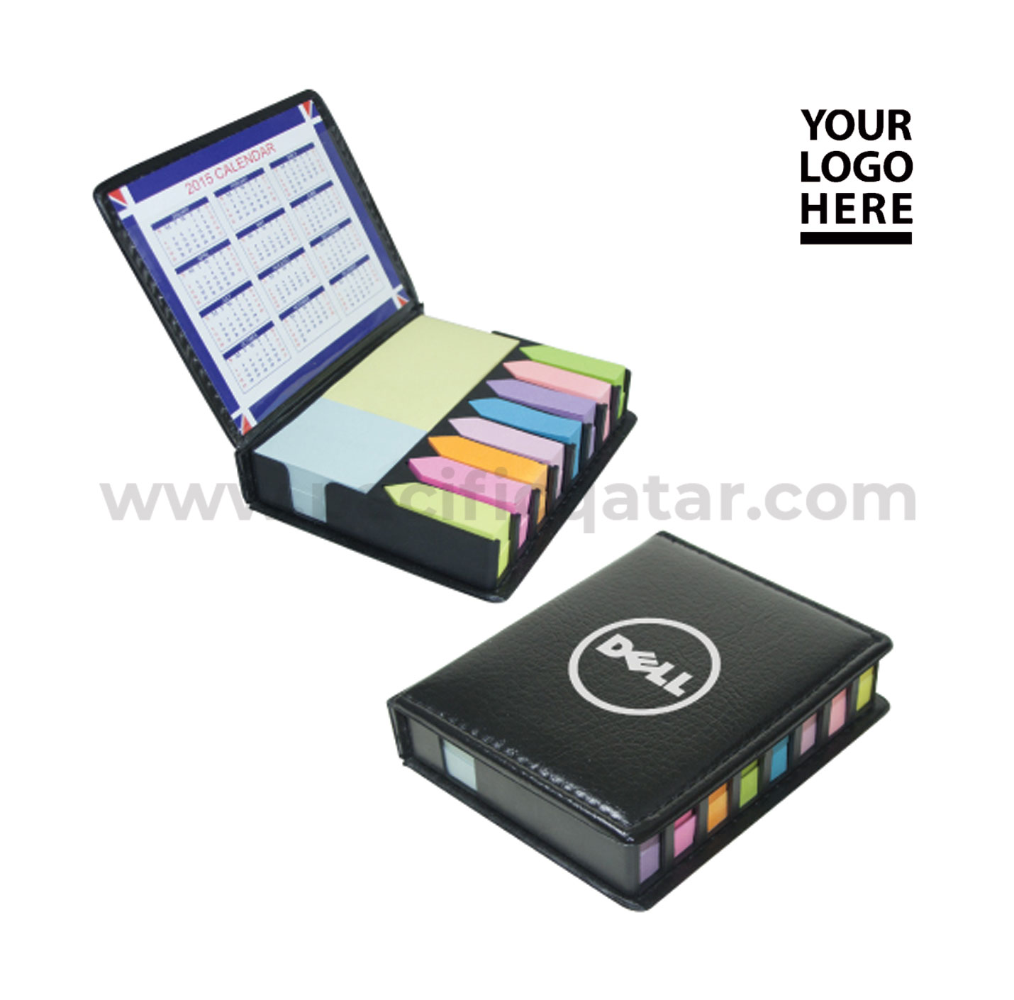 Promotional Pad & Sticky Note with Leather Case